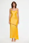Acler Halewood Maxi Dress In Yellow