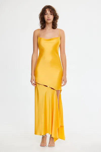 Acler Halewood Maxi Dress In Yellow