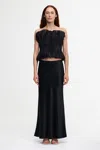 Acler Halewood Maxi Skirt In Black