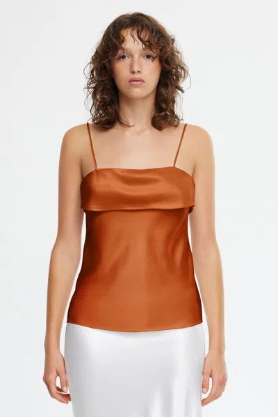 Acler Halewood Top In Brown