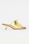 Acler Halwill Mule In Gold