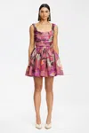 Acler Hamany Mini Dress In Multi