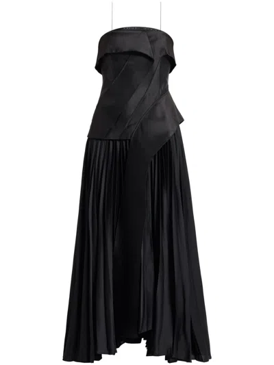 Acler Hammil Midi Dress In Black
