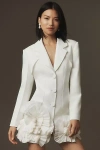 Acler Hampstead Blazer Mini Dress In White