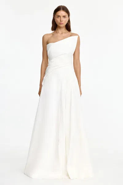 Acler Harpley Maxi Dress In White