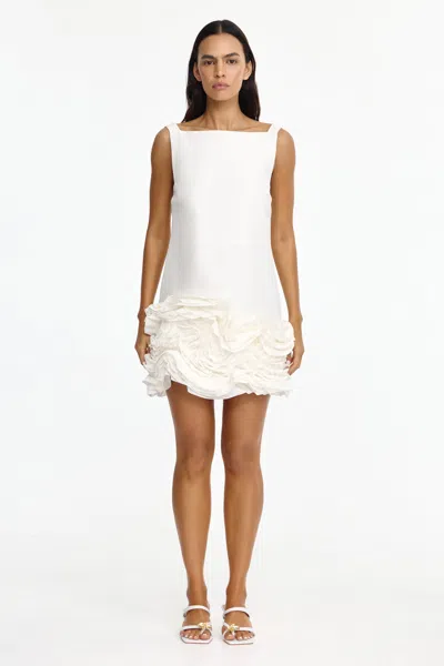 Acler Harris Mini Dress In White