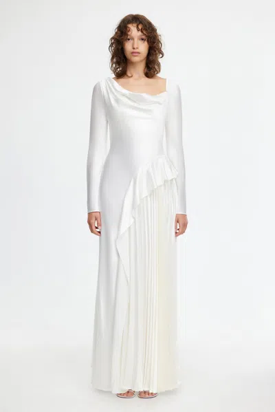 Acler Harriston Maxi Dress In White