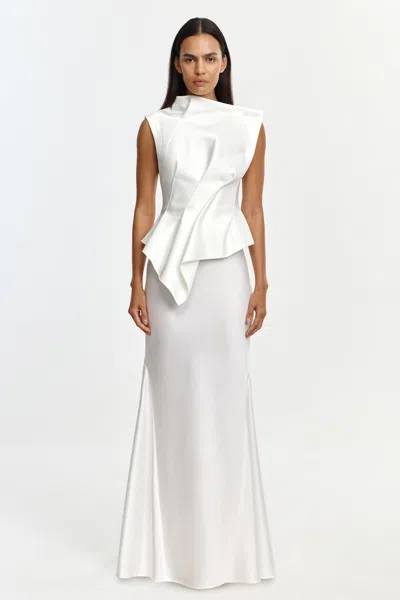 Acler Harty Gown In White