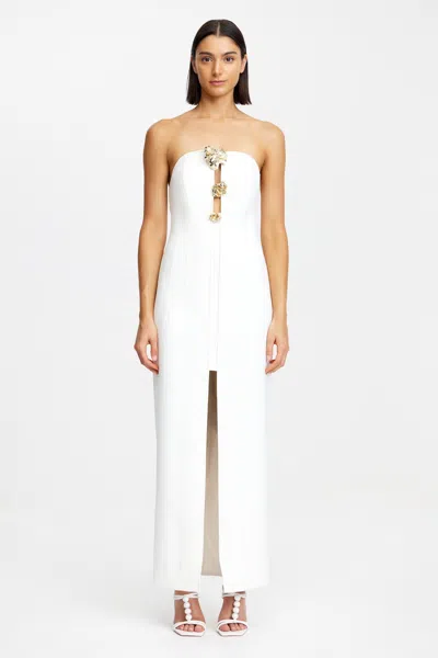 Acler Hawick Maxi Dress In White