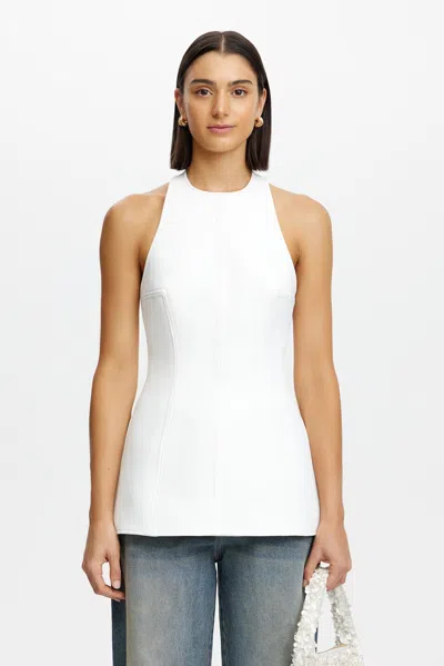 Acler Hawick Top In White