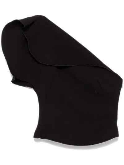 Acler Hazelwood Top In Black
