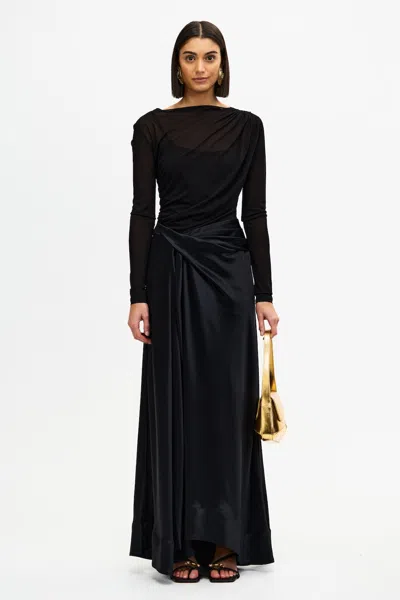 Acler Hertfordshire Maxi Dress In Black