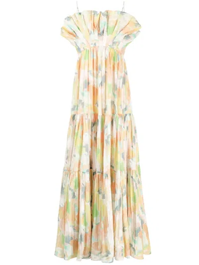 Acler Hetherington Abstract-pattern Print Dress In Multicolour