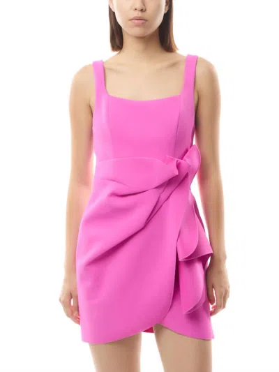 Acler Hewton Midi Dress In Fuchsia In Pink