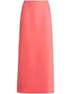 Acler High-waist Midi Skirt In Pink