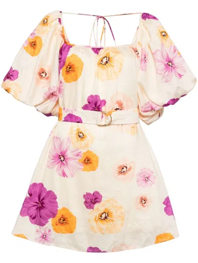 Acler Highgate Mini Dress In Multi