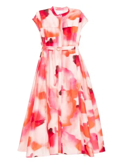 Acler Highlow Maxi Dress In Pink