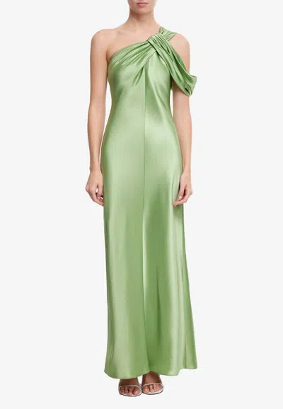 ACLER HILDER ONE-SHOULDER MAXI DRESS
