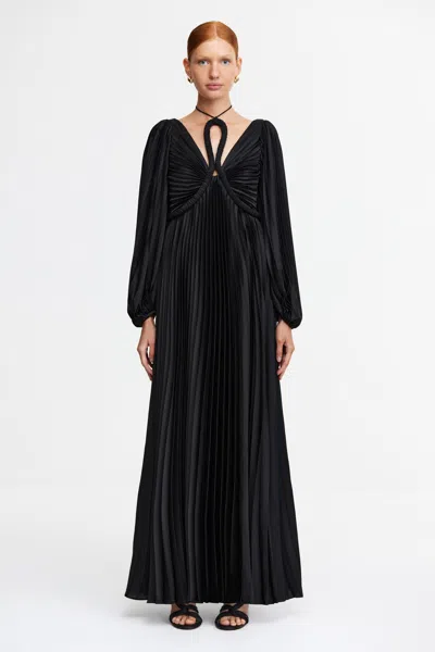 Acler Hillsmin Maxi Dress In Black