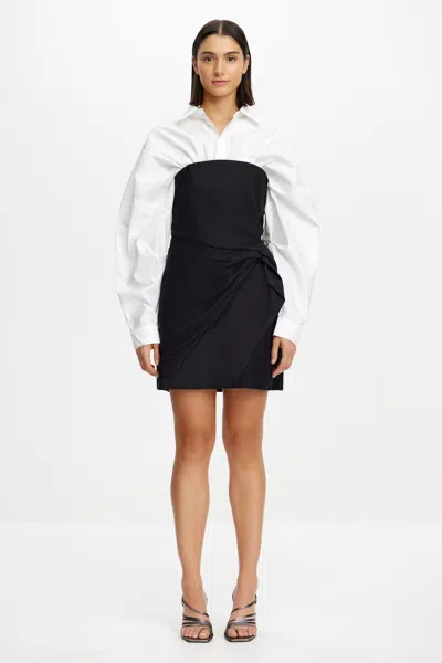 Acler Hinksford Mini Dress In Black