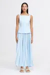 Acler Hollinshill Maxi Dress In Blue