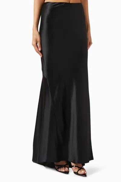 Acler Hourston Maxi Skirt In Black