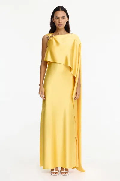Acler Humfield Maxi Dress In Yellow