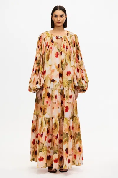 Acler Ingleton Maxi Dress In Multi