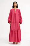 Acler Ingleton Maxi Dress In Pink