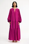 Acler Ingleton Maxi Dress In Purple
