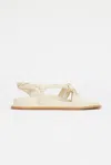 Acler Iverly Knot Sandal In Neutral