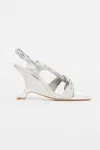 Acler Iverly Knot Wedge In White