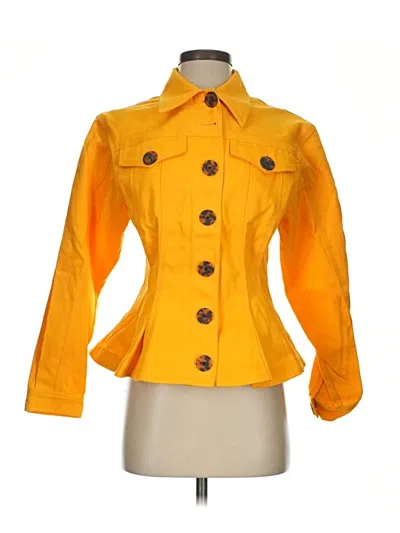 Pre-owned Acler Jacket In Yellow