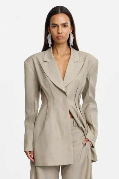 Acler Jared Blazer In Gray