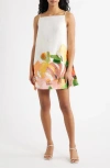 Acler Java Bead-embellished Mini Dress In White
