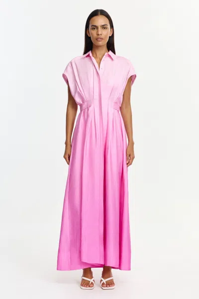 Acler Java Maxi Dress In Pink
