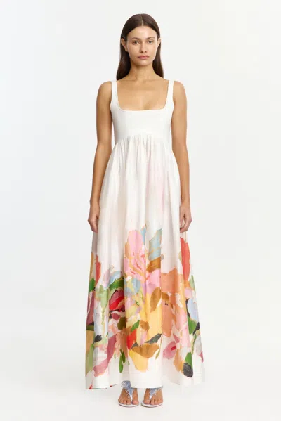 Acler Javaly Maxi Dress In White