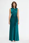 Acler Jeffries Maxi Dress In Green