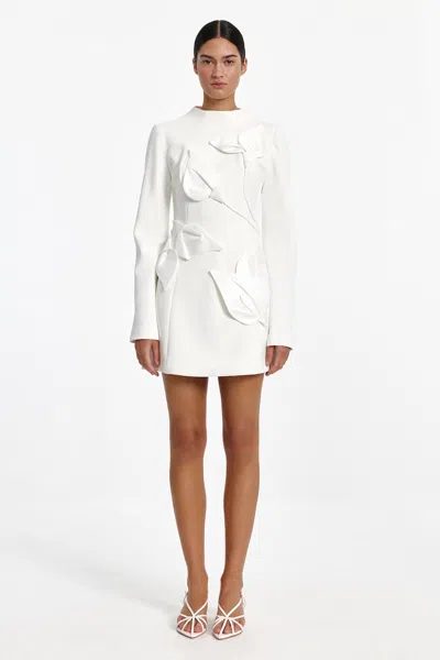 Acler Kadence Mini Dress In White