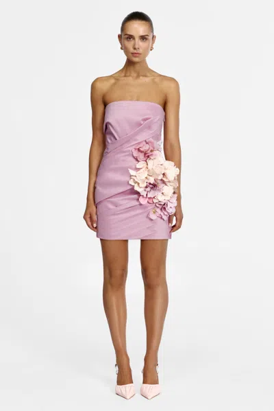 Acler Keble Mini Dress In Pink