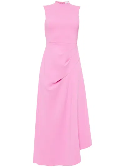 Acler Kempsey Midi Dress In Pink