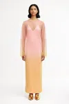 Acler Kenaveral Maxi Dress In Pink