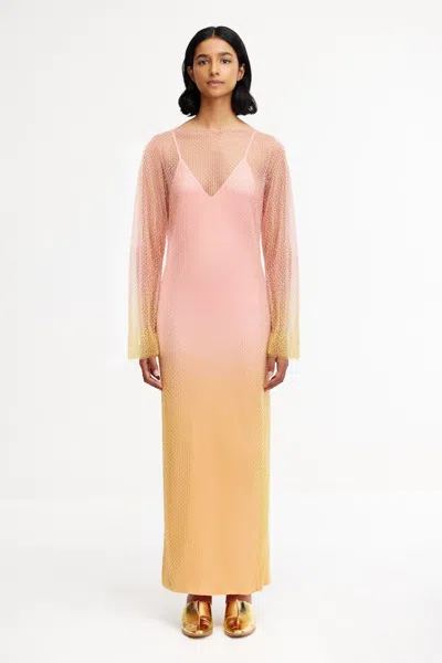 Acler Kenaveral Maxi Dress In Pink