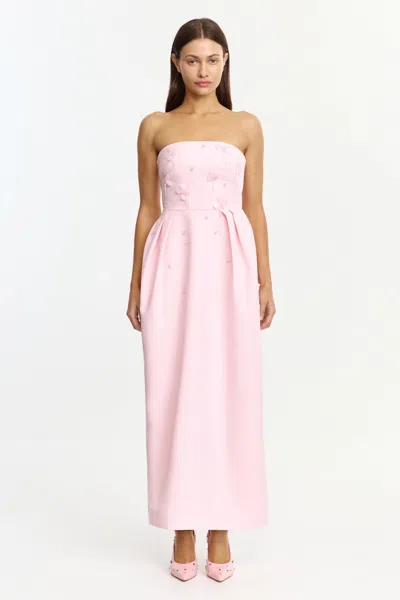 Acler Kendi Maxi Dress In Pink