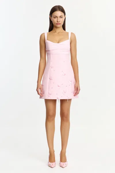 Acler Kendi Mini Dress In Pink