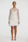 Acler Kent Mini Dress In White