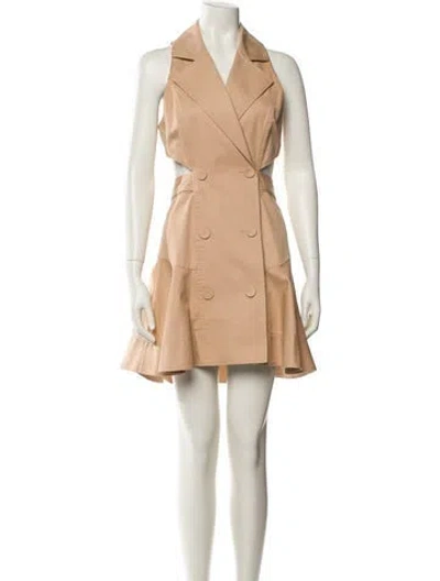 Pre-owned Acler Knee-length Dress In Neutral