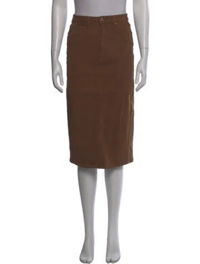 Pre-owned Acler Knee-length Skirt In Brown