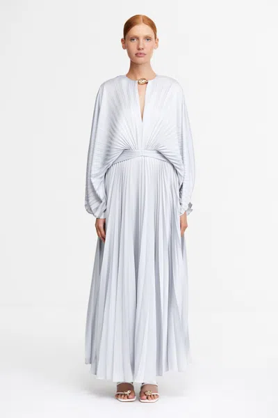 Acler Knightcote Maxi Dress In Gray