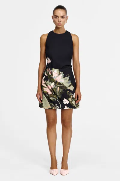Acler Lachine Mini Dress In Black